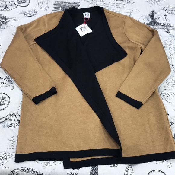 🎁Anne Klein Plus Size Collared Cardigan - Picture 7 of 7